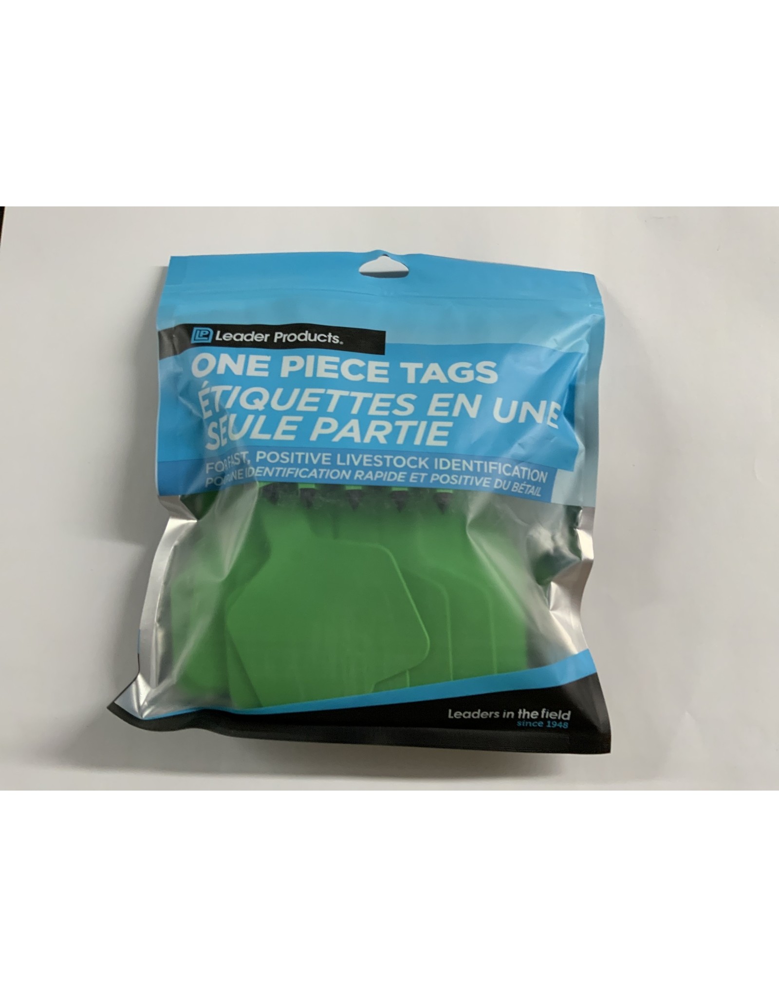 Leader TAG* LEADER 1 PC COW TAGS 25's  - Green CTW4  75.50 (w) x 114.00 (h) x 21.05 (d) mm