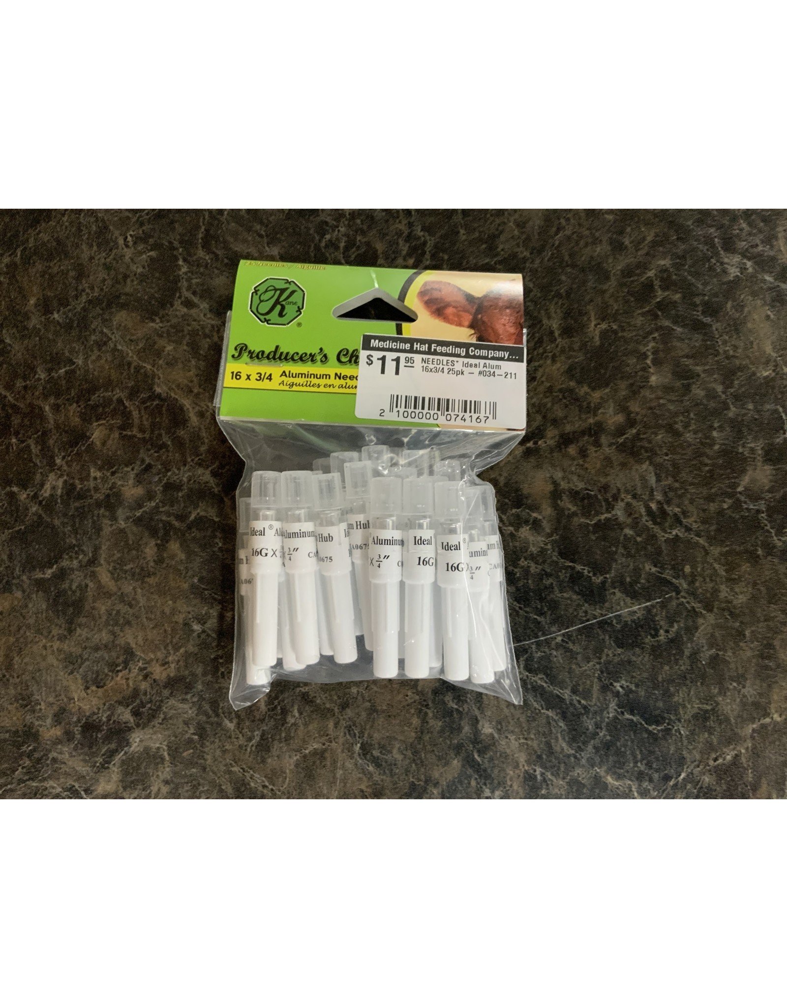 NEEDLES* Ideal Alum 16x3/4  25pk - #034-211