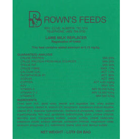 Lamb Milk Replacer Brown's 10 kg B1810 IN STORE