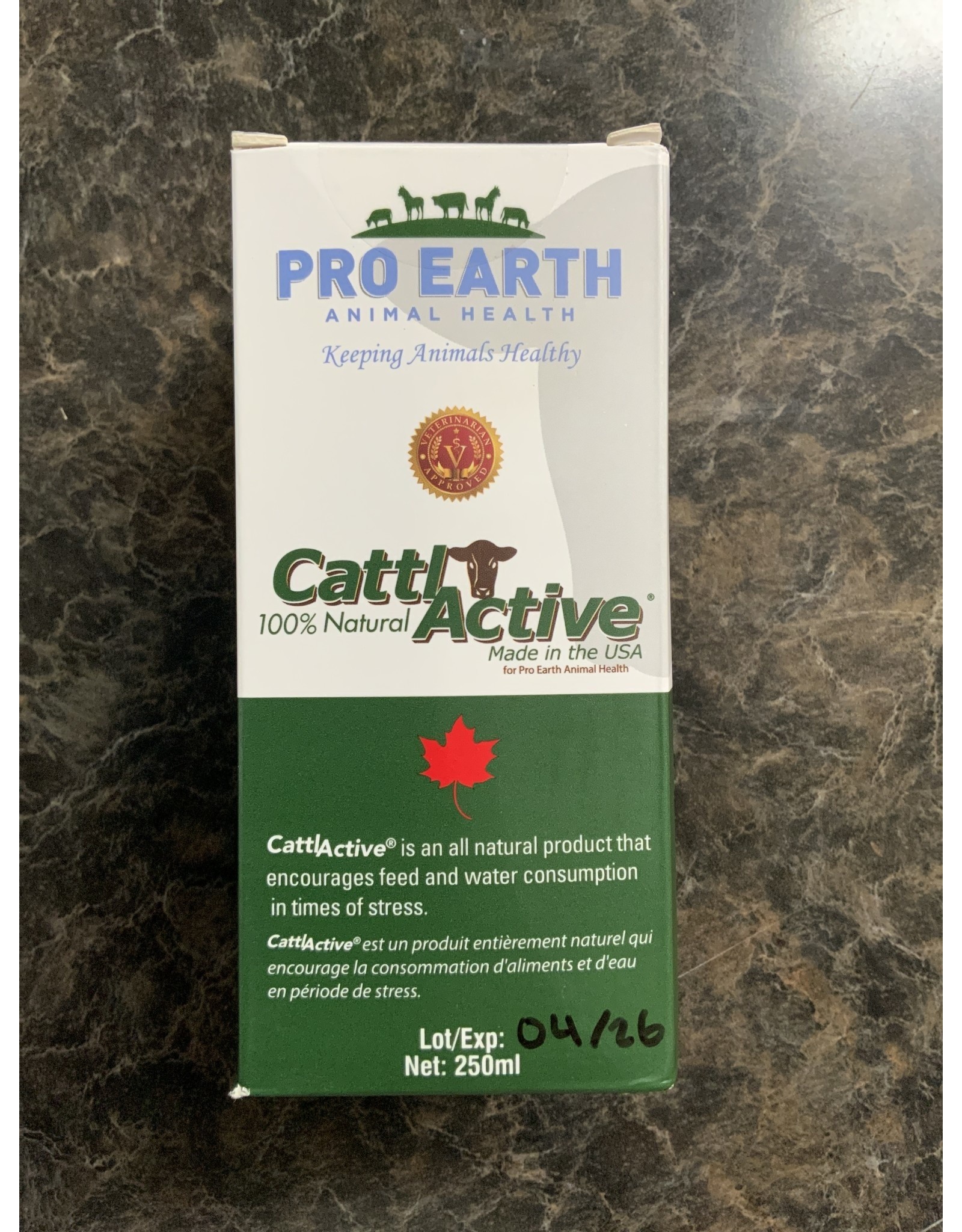 Cattlactive- all natural that encourages feed and water consumption in times of stress 250ml