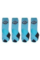 2XCOOL - Sports Medicine Boots - Turquoise -*pack of 4* Large XC4L-TUR