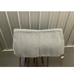 Sierra Wool Saddle Blanket - Grey - 34x36 - 273788-18