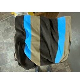 SHEET*A New Market Fleece Sheet  (Navy/Baby Blue/Beige) Sizes 68'-84' - *9999