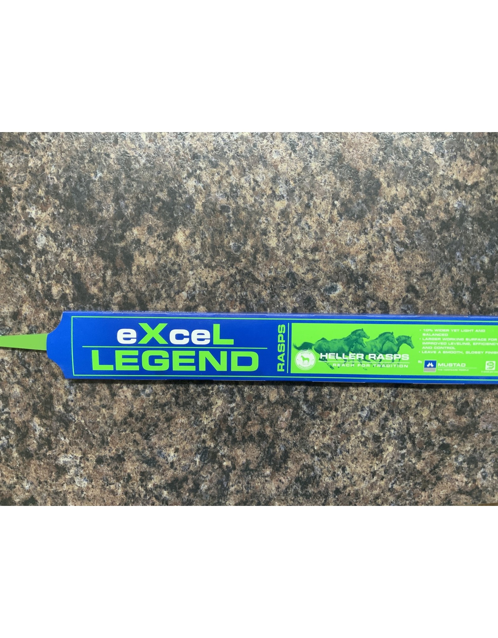 Rasp - Heller Rasps Excel Legend (Green Tang) - Mustad