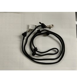 Braided Diamond Rope Barrel Reins - Black - 212761-27