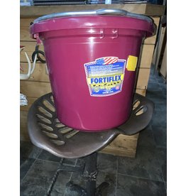 Fortiflex PAIL* Fortiflex - 20 qt / 5gal Flatback - FB120-BURG