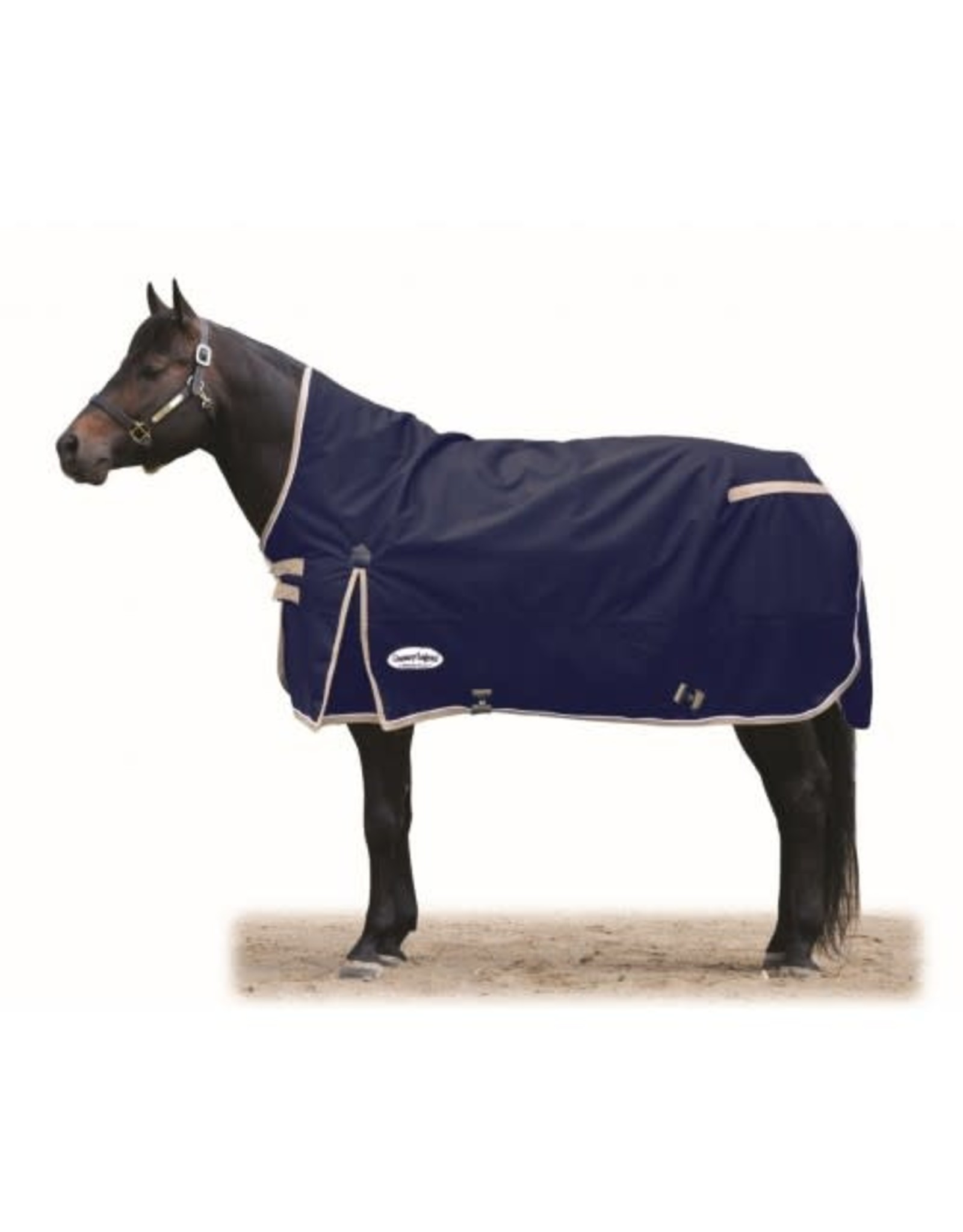 Country Legend Blanket - Country Legend 1200D Half Neck Winter Turnout 300g - 78"- Navy - 317577-78