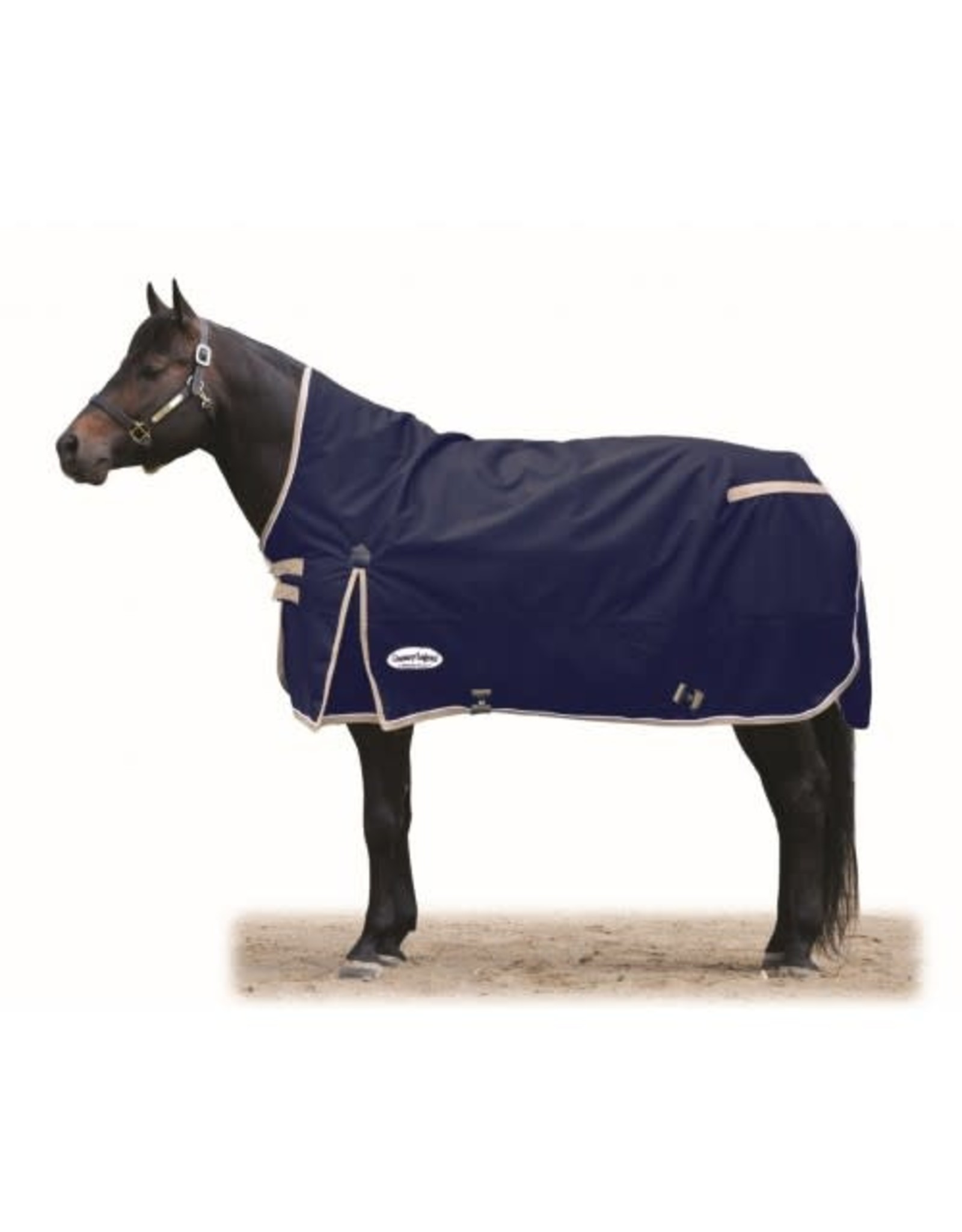 Country Legend BLANKET* Country Legend Turnout Half Neck  - Navy 280g 74" - 317577-74