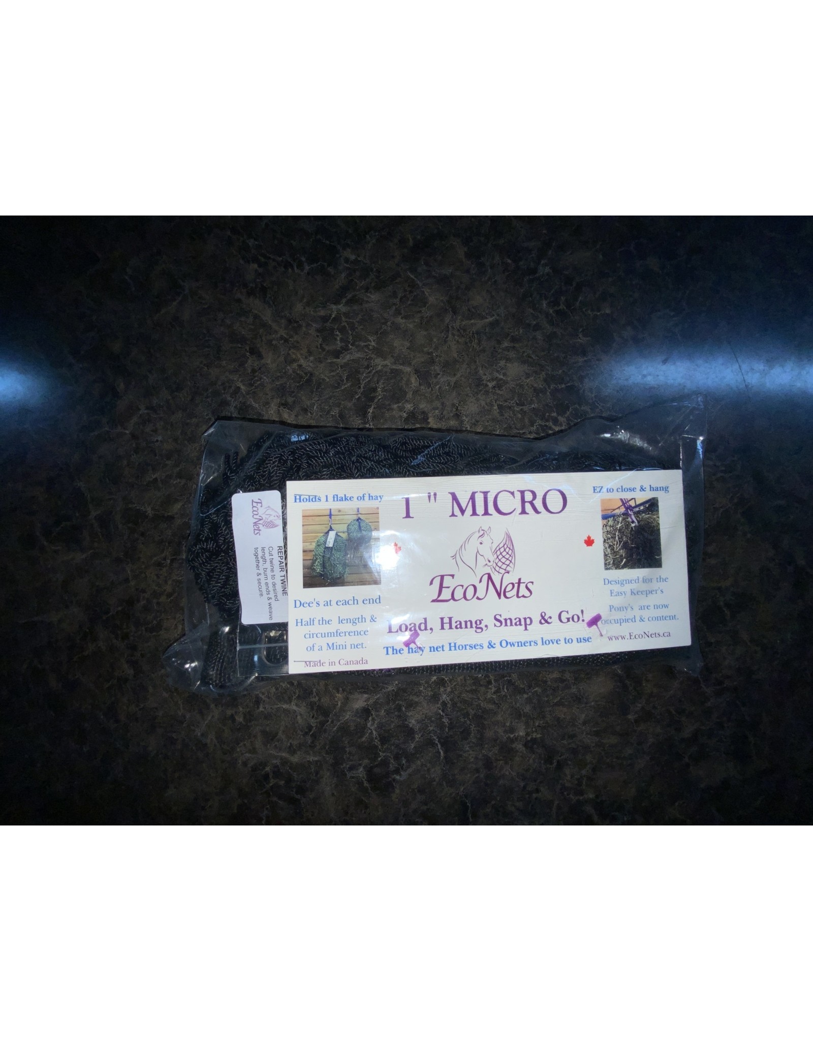 Eco Nets 1" - Micro Mini Hay Net  - Purple - Eco Nets