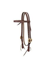 Working Tack Economy Browband Headstall, 3/4", Solid Brass  - 10-0513