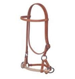 HEAD*Harness Leather Side Pull, Double Rope  10-0292