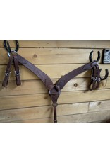 Pro Tack Harness Leather Roper Breast Collar Herman Leather 40020-21-01