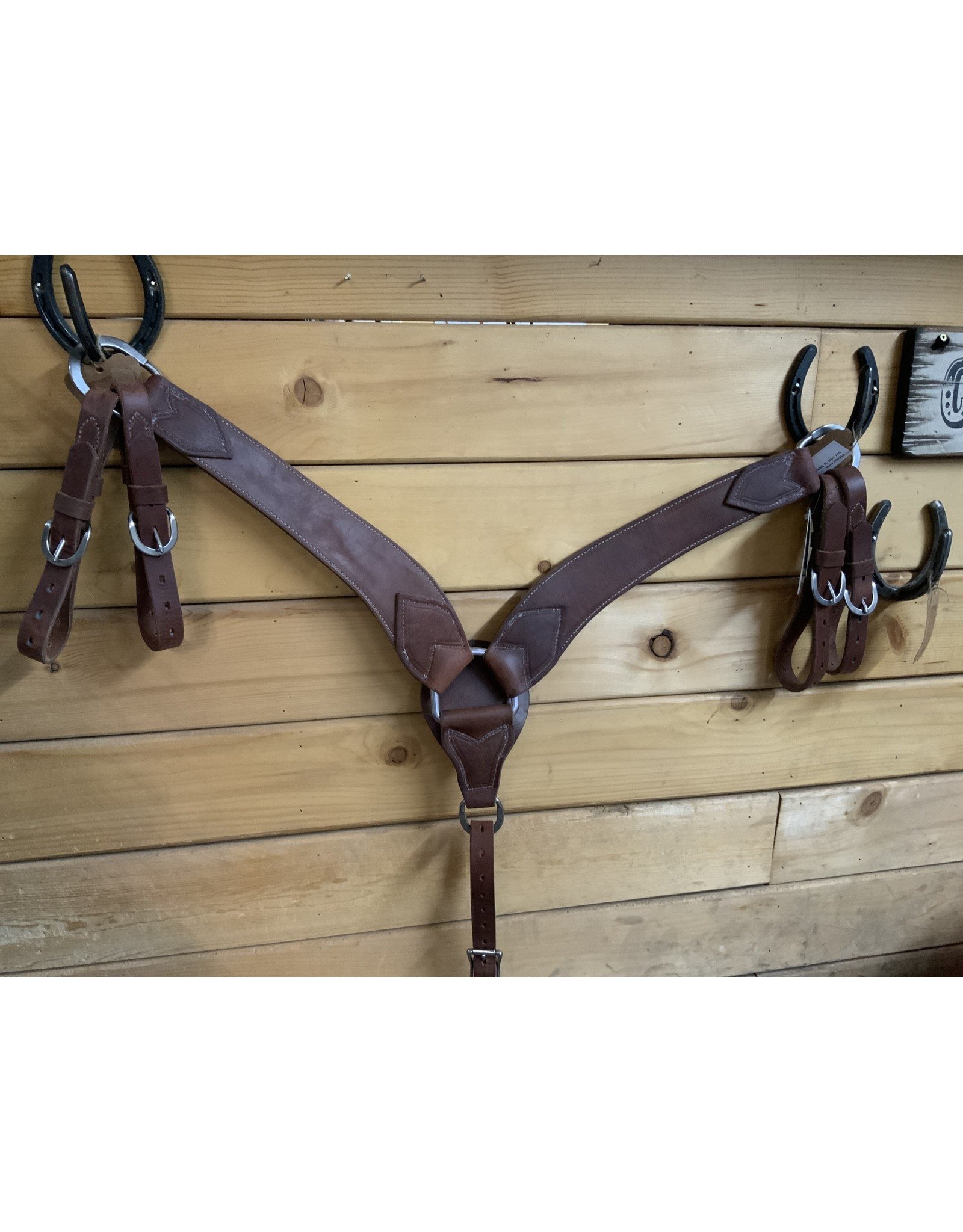 Pro Tack Harness Leather Roper Breast Collar Herman Leather 40020-21-01