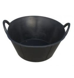 Rubber Feed Pan With Handles - 6.5 gal- 115-345