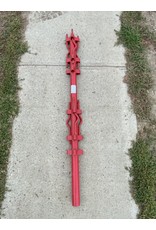 2W  Livestock Equipment Corral 400 Post 3 Way - MALE - RED (Red only fits with new dark grey 2w) - 400series - 3129