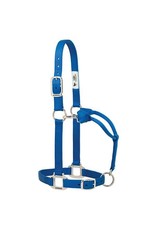 Weaver Leather Original Adjustable Halter - Blue -  Small - 35-7374-BL