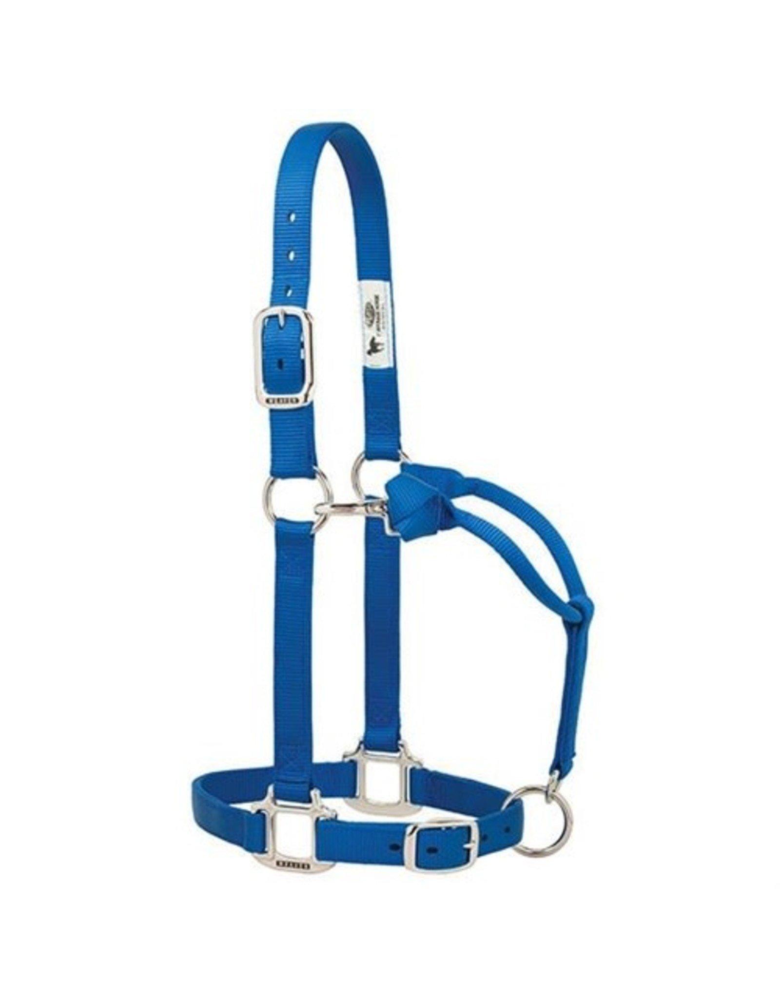 Weaver Leather Original Adjustable Halter - Blue -  Small - 35-7374-BL