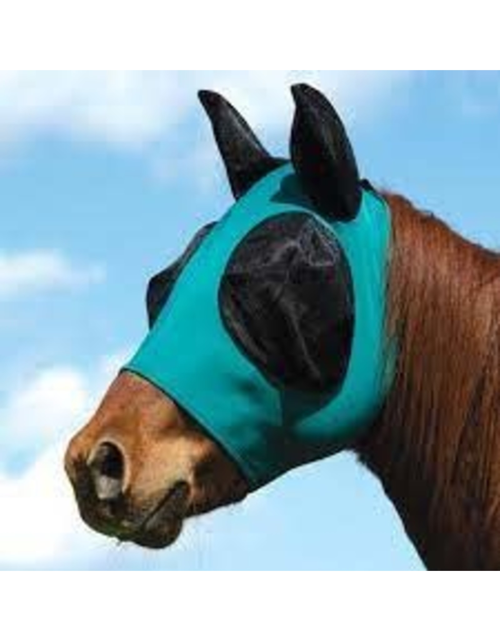 Synergy® Powered by Coolcore® Lycra® Fly Mask - SM - TEAL - 37405-40-49