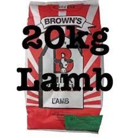 Lamb Milk Replacer Brown's 20 kg