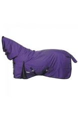 Tough 1 - 1200D Ripstop Winter Turnout Blanket W/Full neck- 84"-300G,Purple-Shoulder Gusset w/ Smooth Inside Seam.