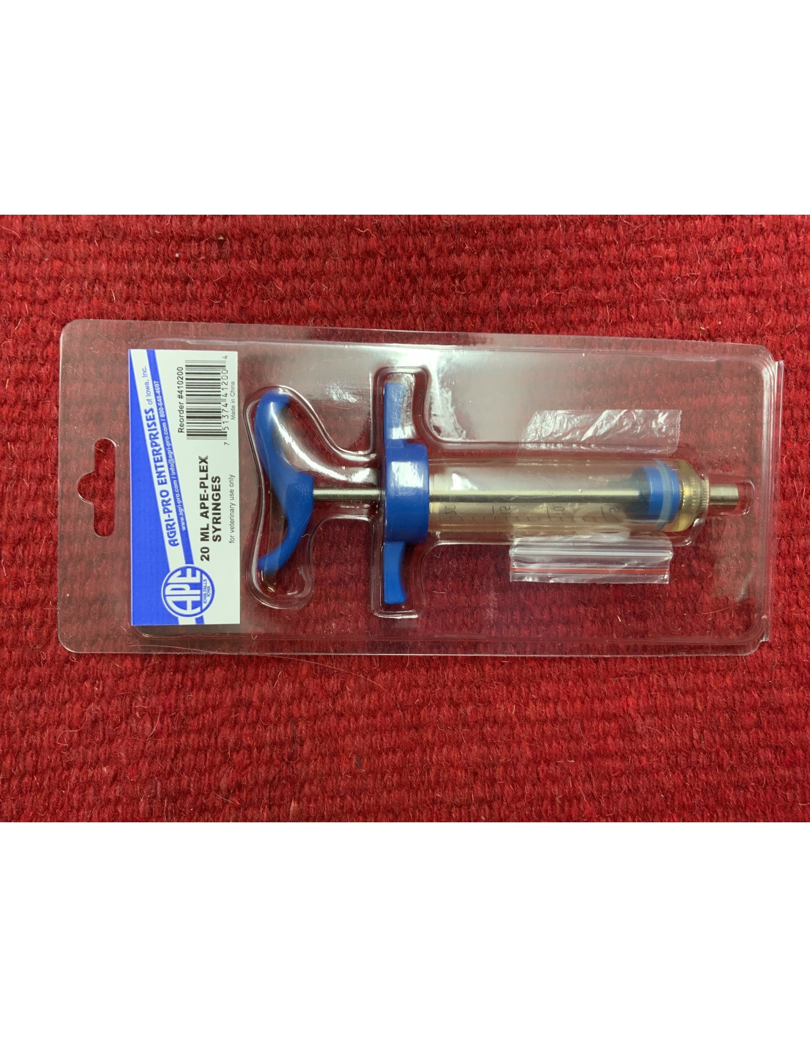 Ape-Plex Nyl Syringe 20ml 136-020