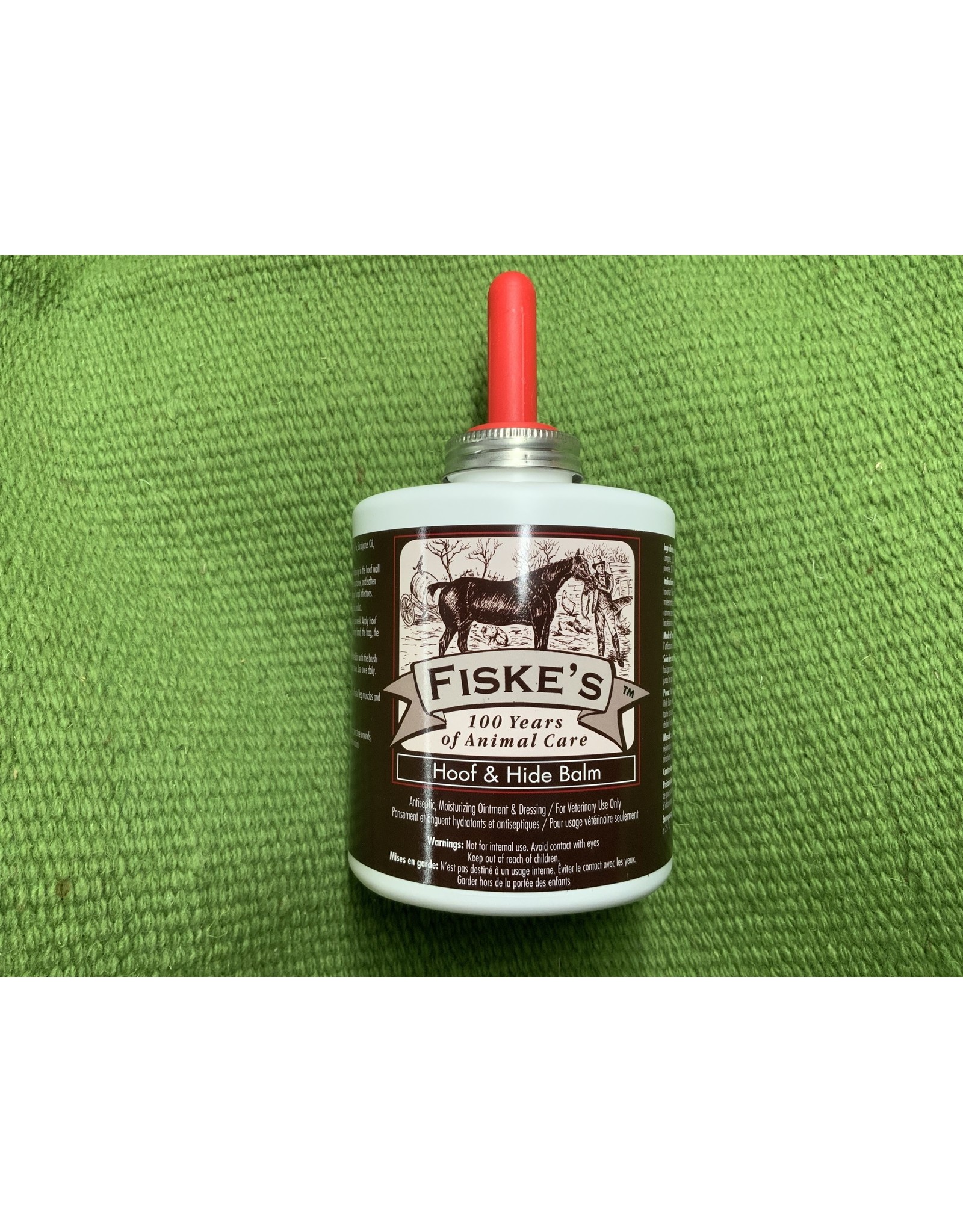 FISKE'S HOOF & HIDE BALM 1L WITH BRUSH 970 -350  DIN:02429187