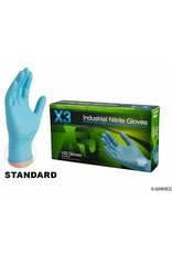 Nitrile Gloves, Latex Free  - Large - Blue - 971-012