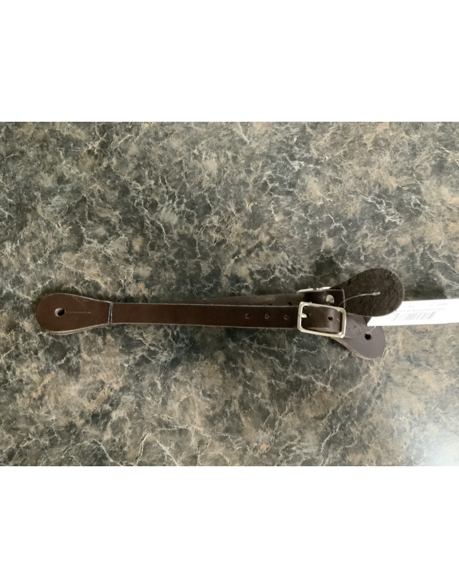 Plain Leather Spur Strap - Dark Walnut - 335937-71 *Back Ordered Jn26