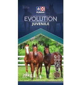 Purina PURINA EVOLUTION JUVENILE 20kg -  CP 15% - Fat 7% - Fiber 15%  - NSC 20% - Recommended For Weanlings, Yearlings And Two Year Olds - CP35220. IN STORE