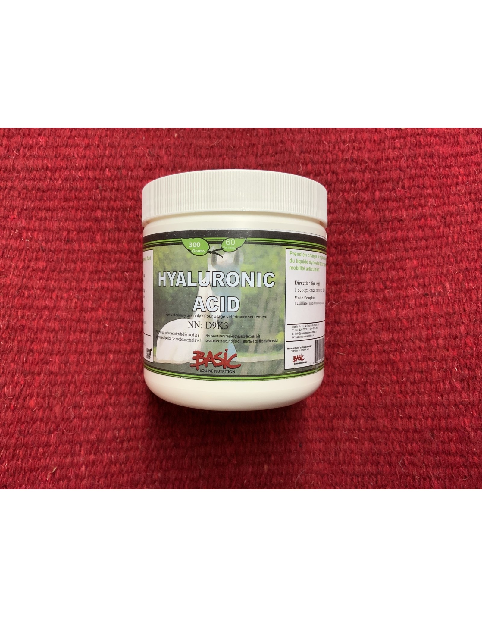 Hyaluronic Acid 99%  TEN596 300G - 80596 ***Acts as a lubricating substance within the joint creating a protective barrier that reduces friction, relieving inflammation