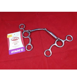 Weaver BIT* Junior Cowhorse Bit - Mild Stage 2 Smooth - 25-1888 All Movement Snaffle
