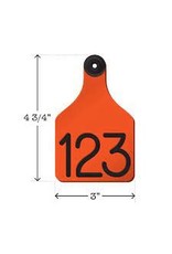 TAG* Ritchey - Universal Large - Orange/Black 25pk - 04102 w/ Buttons