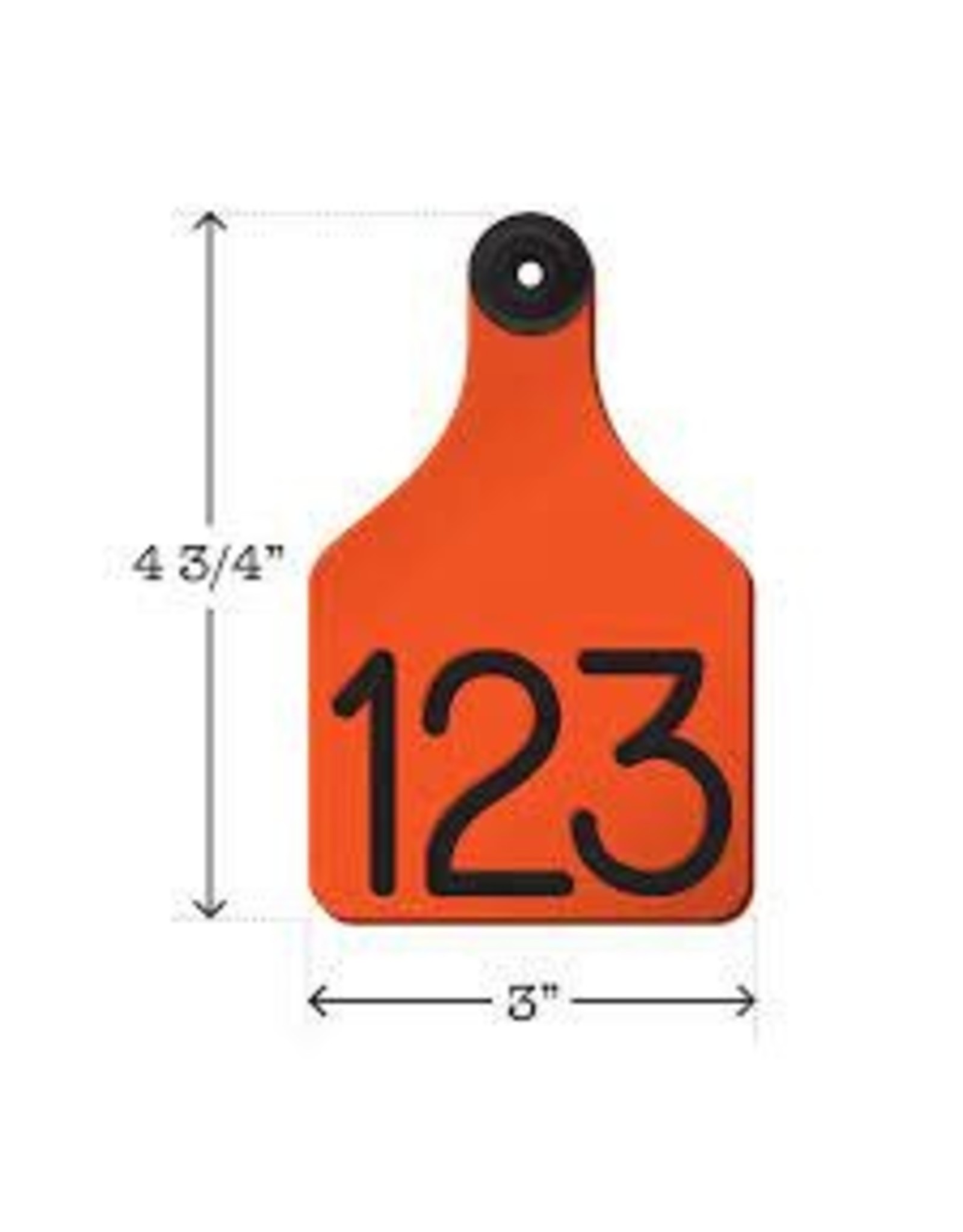 TAG* Ritchey - Universal Large - Orange/Black 25pk - 04102 w/ Buttons
