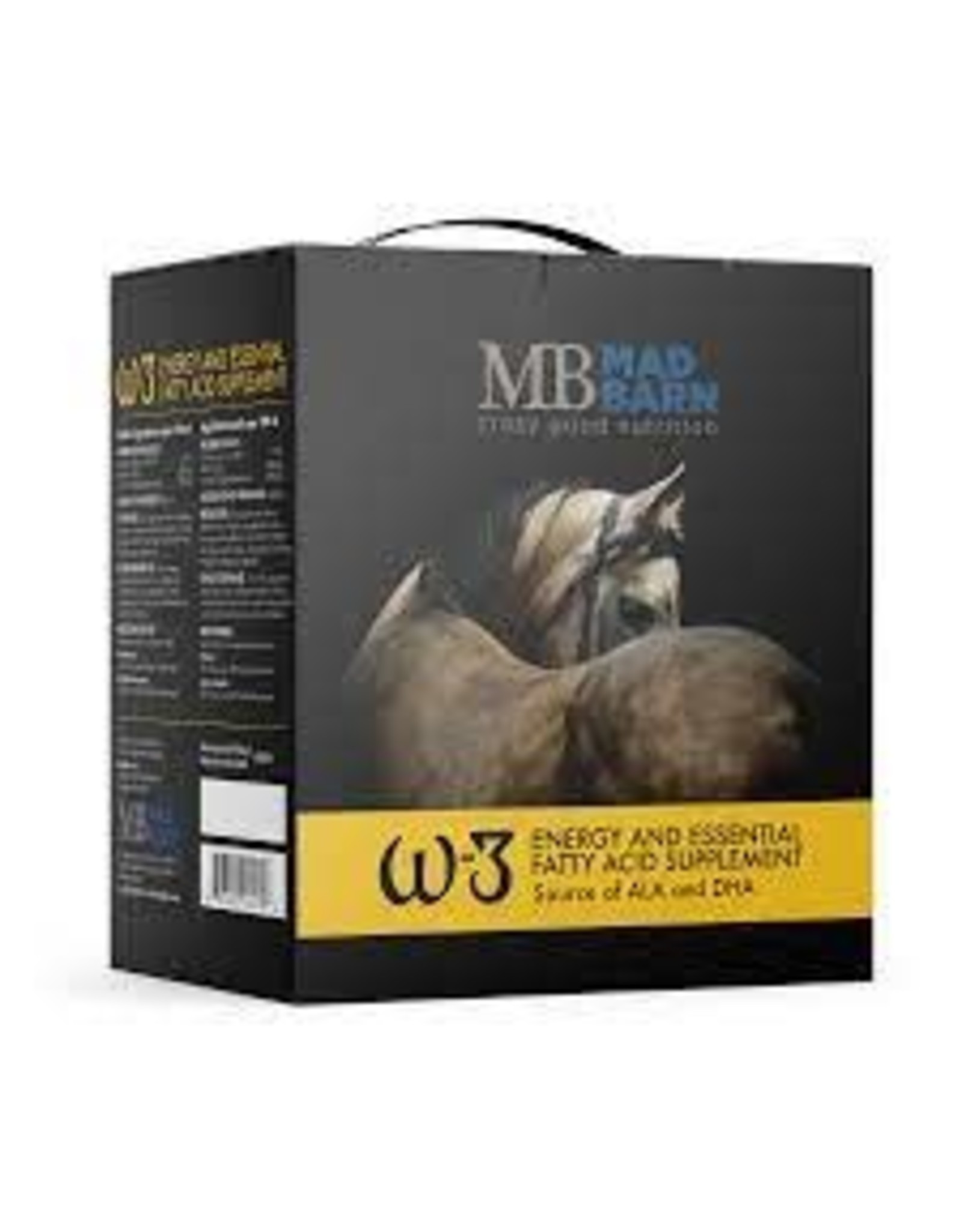 Mad Barn Canada Mad Barn  W-3 Oil -  DHA Essential Fatty Acid Supplement for Horses 5L - 628055180708 (Cs 4)