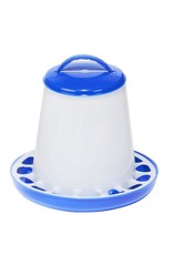 Blue Plastic Poultry Feeder 5lb 115-035