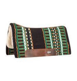 Cashel Cashel Performance Felt Pad Blanket Top 32 x 34" - Black /Green  - CAS/CSPFBT3223BKGR