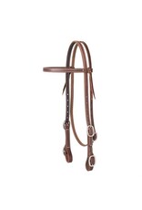 Working Tack Browband Headstall with Buckle Bit Ends - 10-0517
