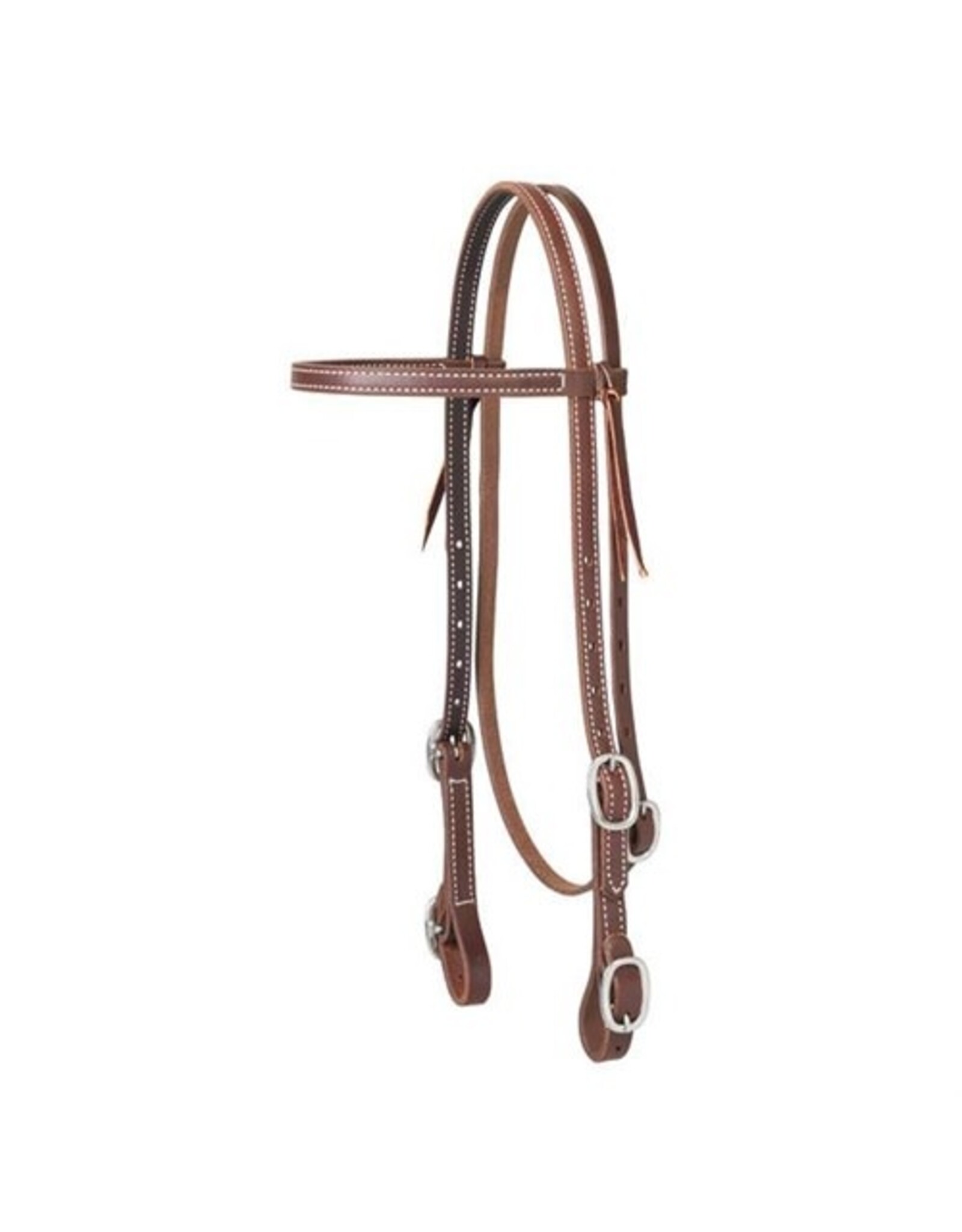 Working Tack Browband Headstall with Buckle Bit Ends - 10-0517