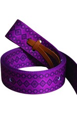 Nylon Fashion Print Tie Strap - Raspberry Snake - 47 -300004-47