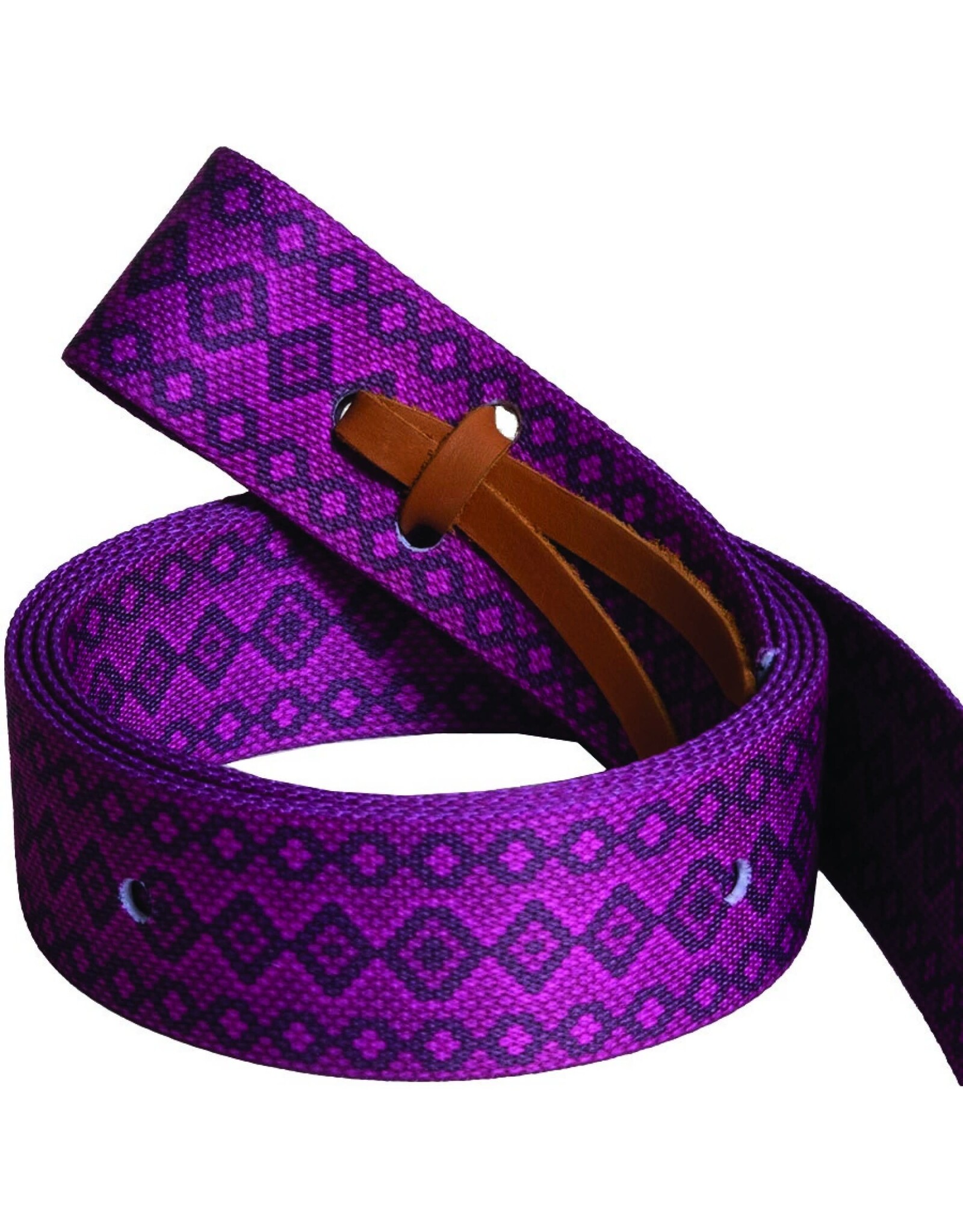Nylon Fashion Print Tie Strap - Raspberry Snake - 47 -300004-47