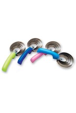STAINLESS STEEL REVERSIBLE CURRY COMB - Lime Green - 374421-32