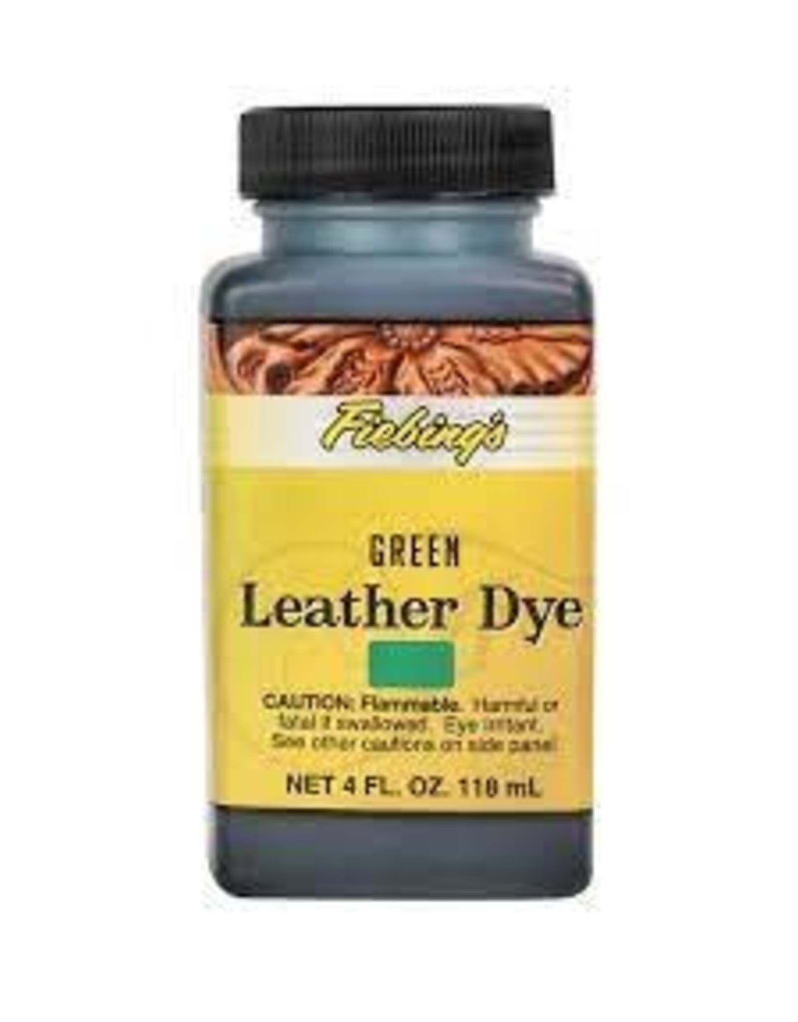 Fiebings Leather Dye - 116700-12 - Green 4 oz