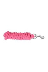 Cotton Rope Lead Shank 9/16" - 6' / Brass Bolt Snap -  Raspberry - TP2509A-RBB