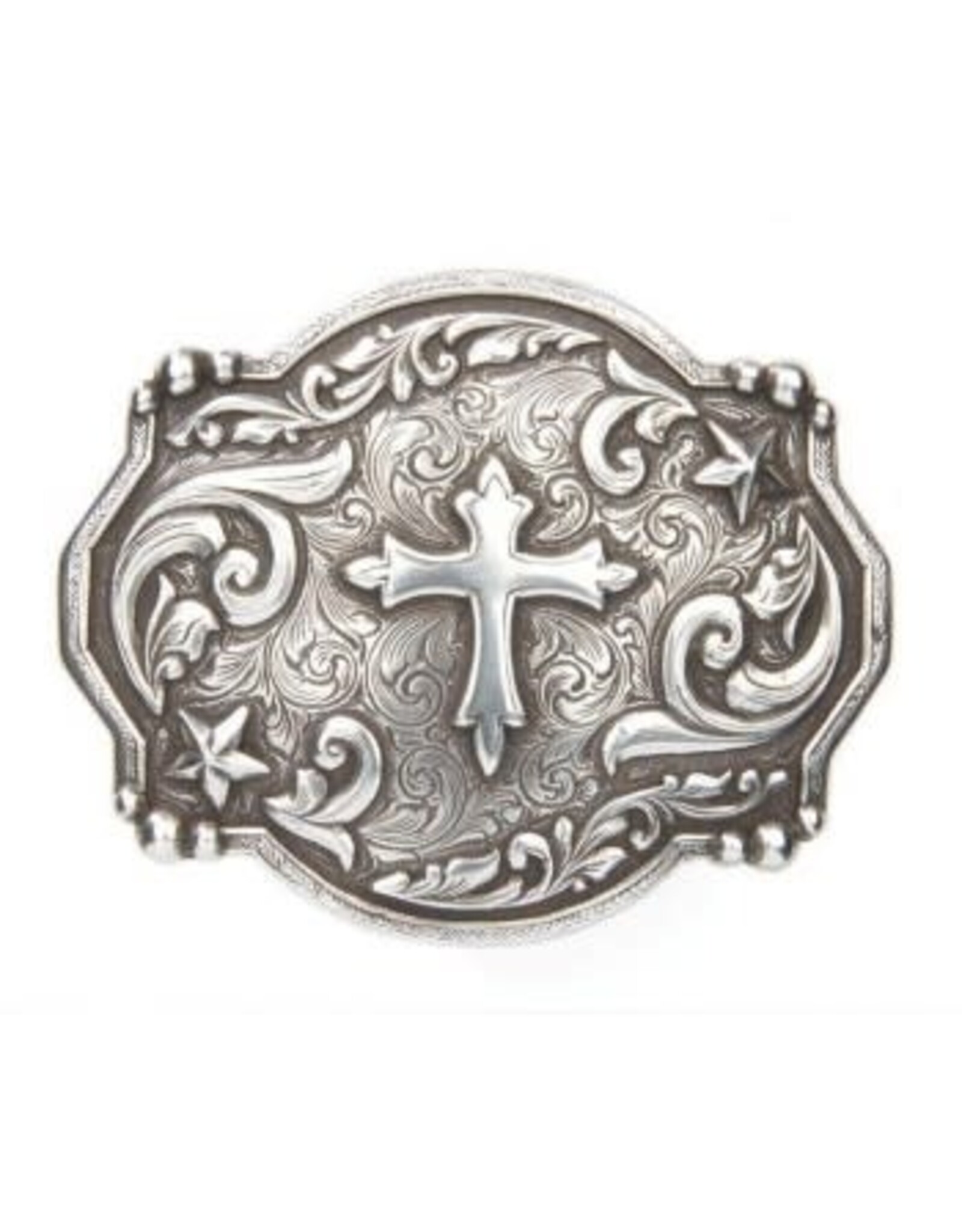 BUCKLE - SMALL VARIED EDGE CROSS BUCKLE - 915058