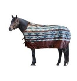 Blanket - Country Legend Winter 1200D Turnout - Blue/Brown - Navajo 72"- Waterproof - 300g Fill - 310001-40/72