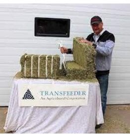 Transfeeder - Sport Horse Hay - Compressed Hay Bale - 37lb - Timothy, Brome, Orchard Blend w/some native species - Maintenance