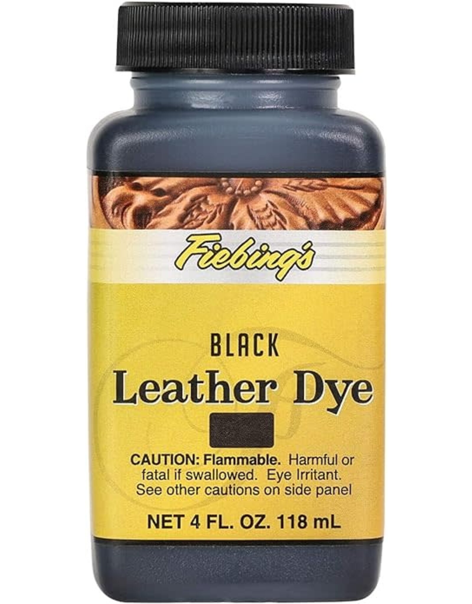 Fiebings Leather Dye - 116700-27 - Black 4oz