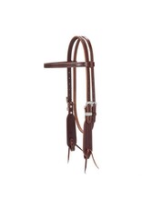 Synergy Hand-Tooled Mayan Headstall  Smooth and Groove Designer Hardware 3/4" - Brow Band - 10017-12-00-04