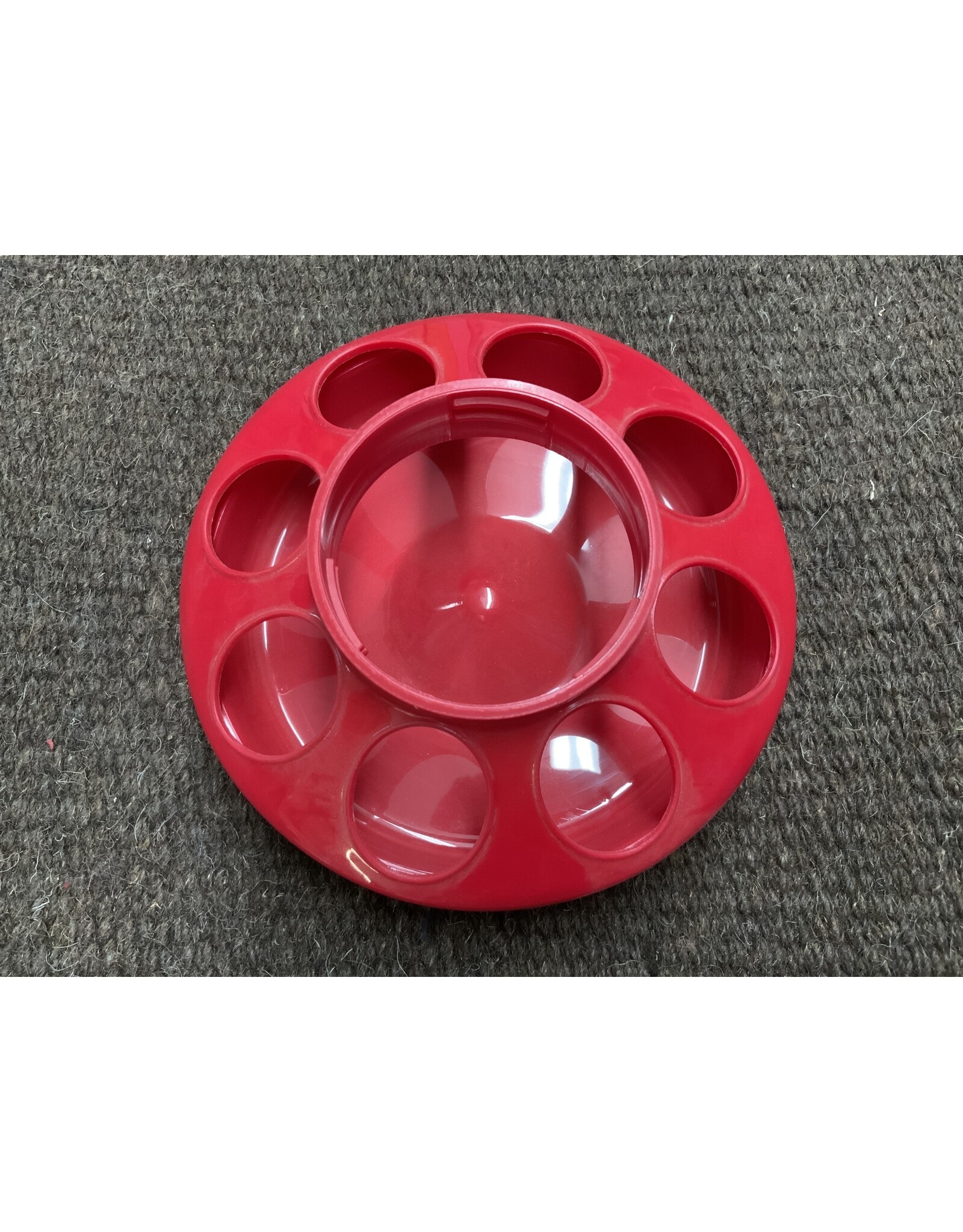 Plastic Screw On Base - Red - 115-029