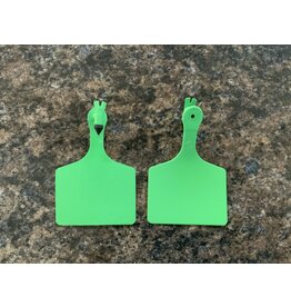 Allflex TAG* Allflex - A Tag V2 - FEEDLOT TAG - LIGHT GREEN - ATAGFLGR 50 pcs